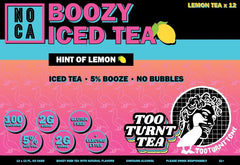 Noca Too Turnt Tea Iced Tea 12oz 12-Pack Cans