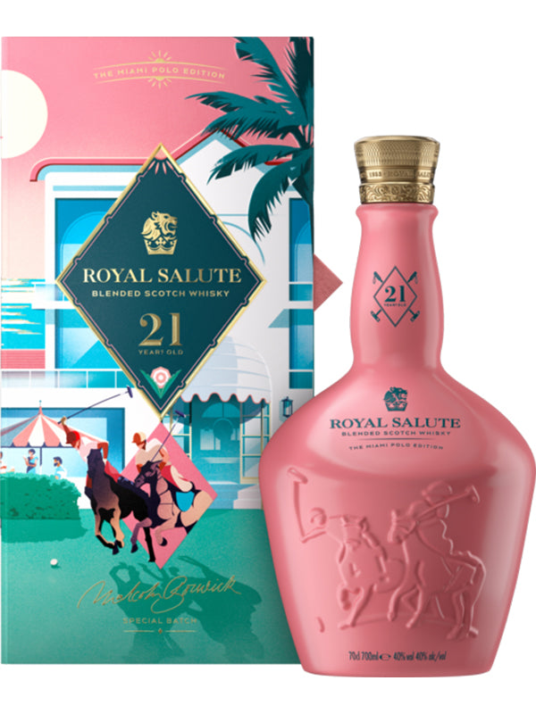 Royal Salute Chivas Regal 21 Year Old Miami Polo Edition 750ml