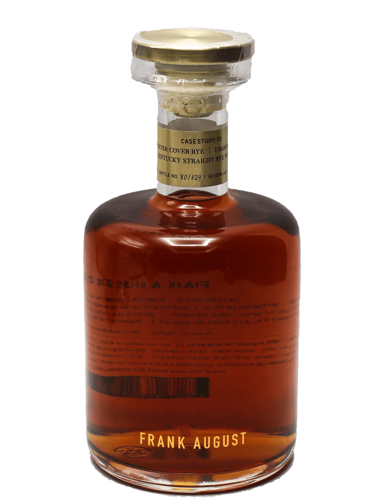 Frank August Whiskey Case Study 03 Winter Cover Rye 750ml