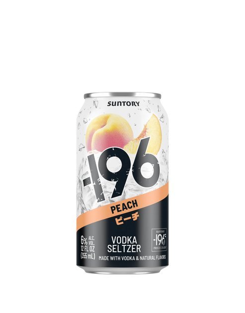 196 Peach Vodka Seltzer (4pk)