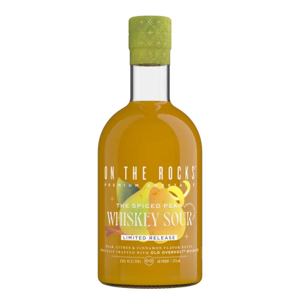 On the Rocks The Spiced Pear Whiskey Sour  375ml