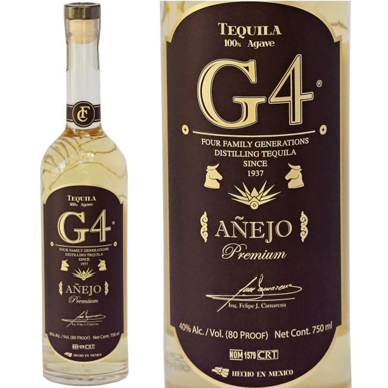 G4 Tequila Anejo 750ml