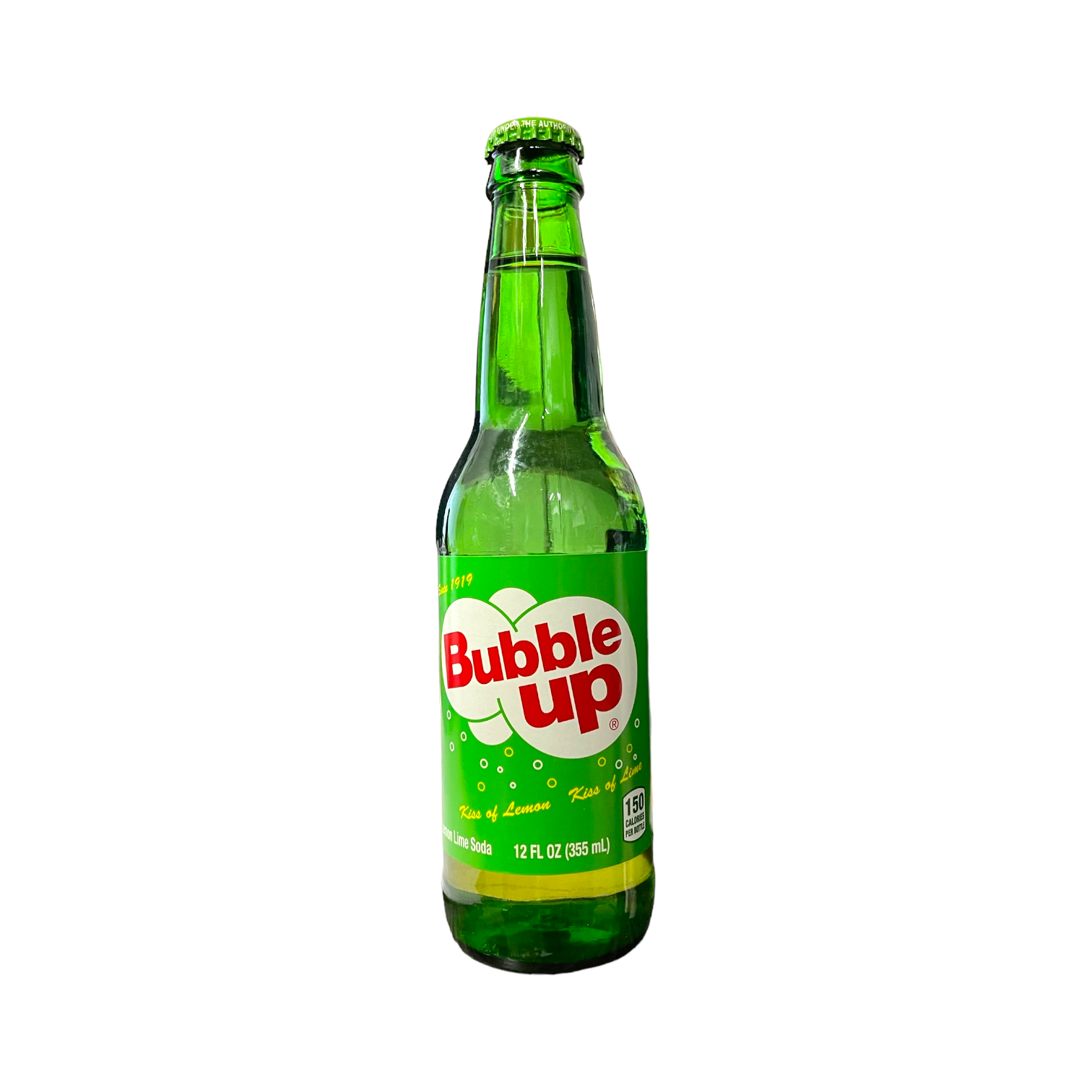 Bubble Up Soda, Lemon Lime 12 Fl Oz