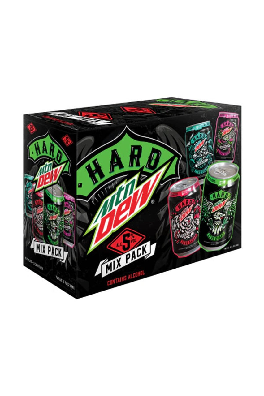 Mtn Dew Mountain Hard Zero Sugar Malt Flavored Beverage Variety 12 Pack