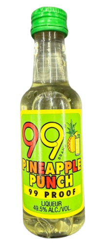 99 Brand Pineapple Punch Liqueur (12x50ml)