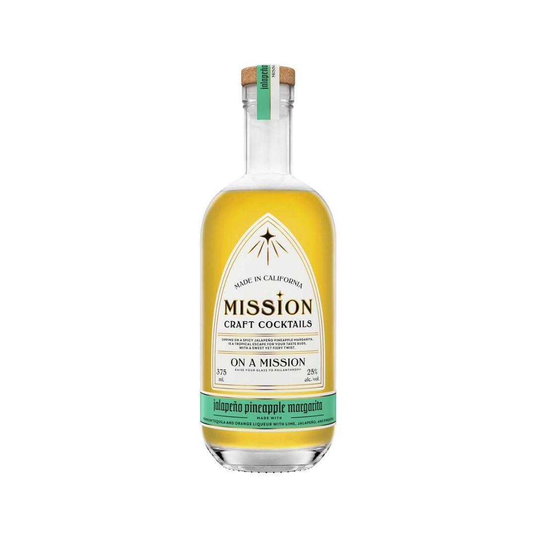 Mission Craft Cocktails Jalapeno Pineapple Margarita 375ml