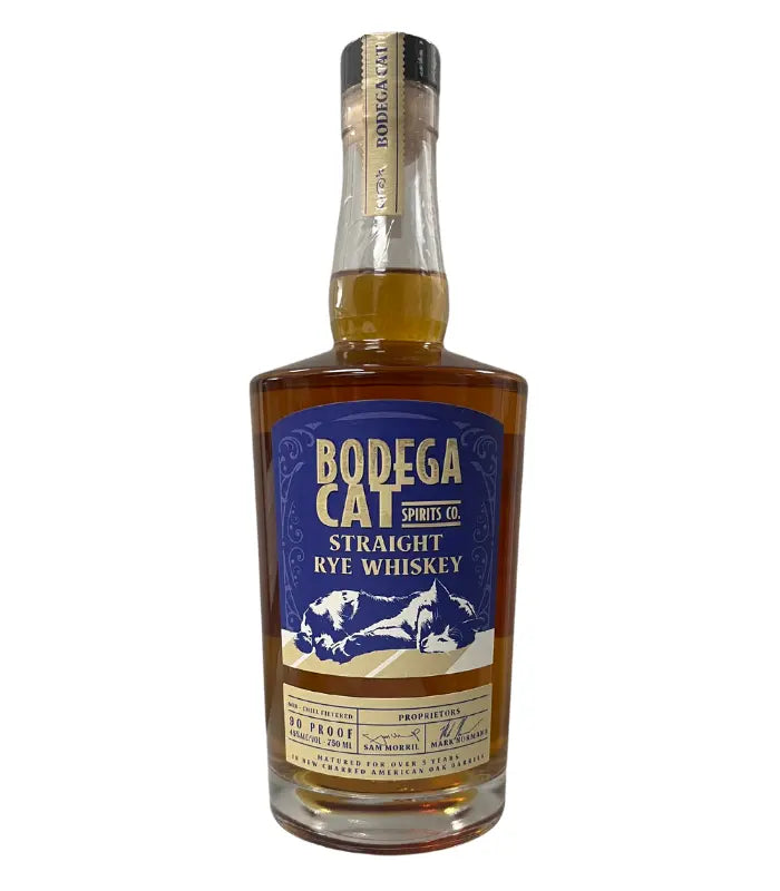 Bodega Cat Straight Rye Whiskey 750mL