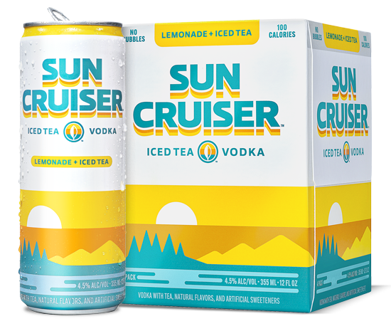 Sun Cruiser Lemonade + Iced Tea Vodka (4x355ml)