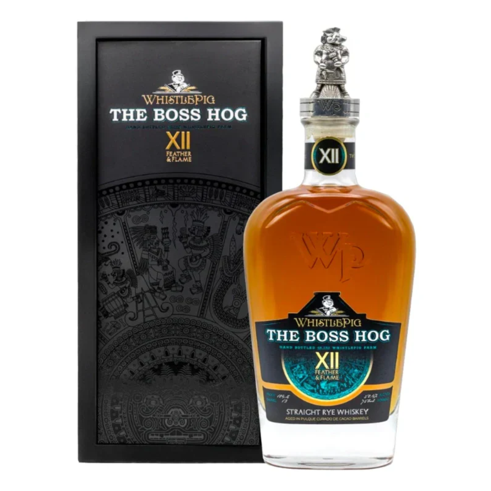WhistlePig THE BOSS HOG XII Feather & Flame Straight Rye Whiskey (750ml)