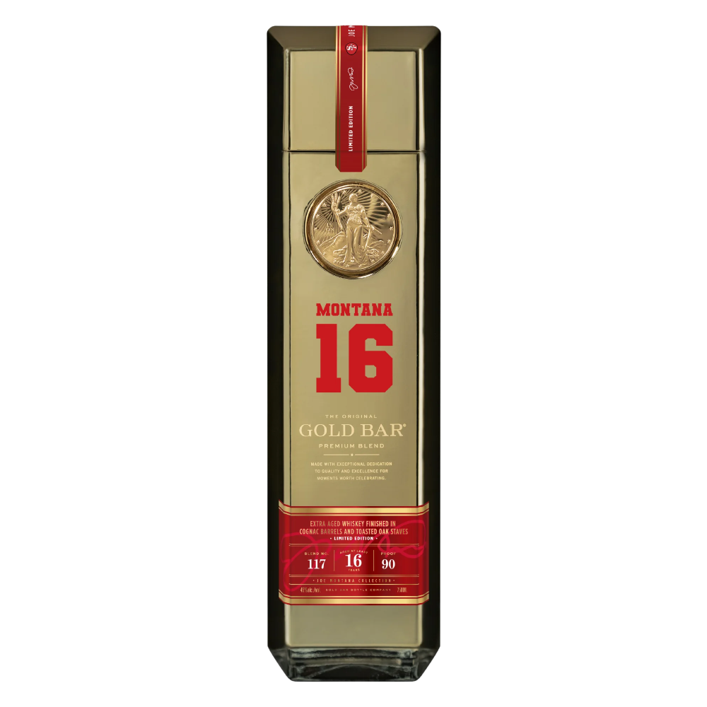 Gold Bar Blend 117 Joe Montana Collection 16 Year Whiskey 750ml