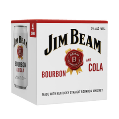 Jim Beam Bourbon & Cola 4pk