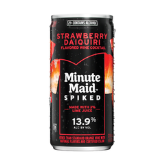 Minute Maid Spiked Strawberry Daiquiri Flavored Wine Cocktail (200ml Can)