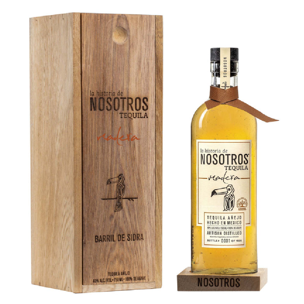 Nosotros Anejo Tequila Aged in Wet Cider Barrels (750ml)