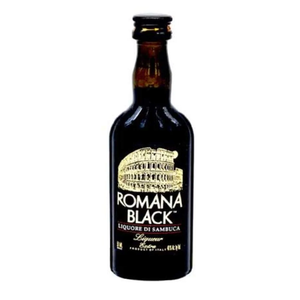 Romana Sambuca Black Liqueur (12x50ml)