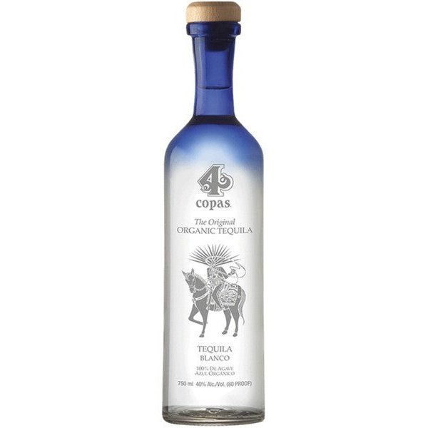 4 Copas Organic Blanco Tequila 750ml