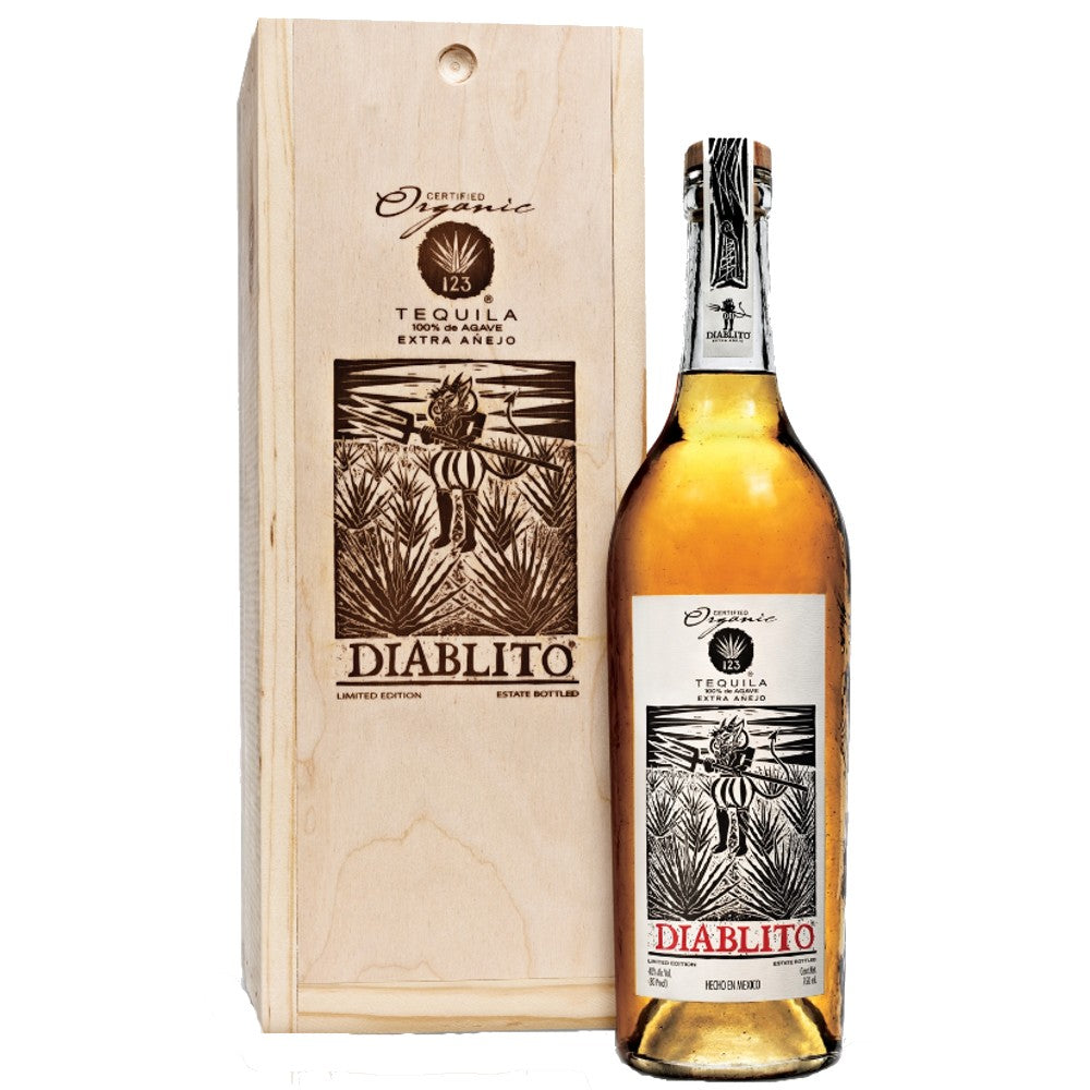 123 Diablito Limited Edition Extra Anejo Tequila (750ml)