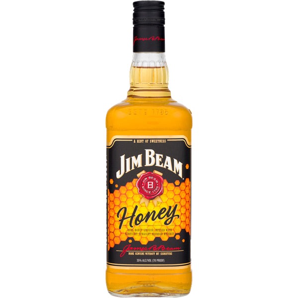 Jim Beam Honey Bourbon Whiskey 1.75L