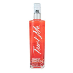 Trust Me Vodka Bottled Cocktail Cranberry Cosmopolitan 375ml