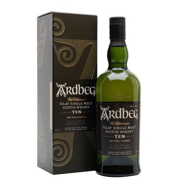 Ardbeg Aged 10 Years - Islay Single Malt Scotch Whisky 750ml