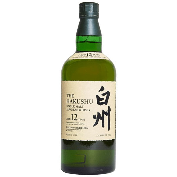 The Hakushu 12 Year Single Malt Japanese Whisky 750ml