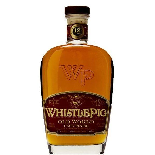 WhistlePig Straight Rye Whiskey Old World Aged 12 Years 750ml