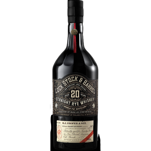 Lock Stock and Barrel 20 Year Straight Rye Whiskey (750ml)