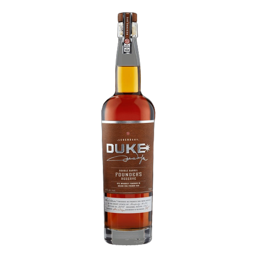 Duke Double Barrel Founder's Reserve Rye Whiskey (750ml)