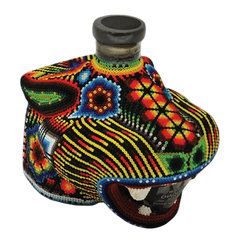 Chaquira Beaded Jaguar Extra Anejo Tequila (750ml)