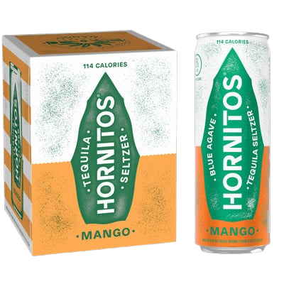 Hornitos Mango Tequila Seltzer 4 Pack (12oz)