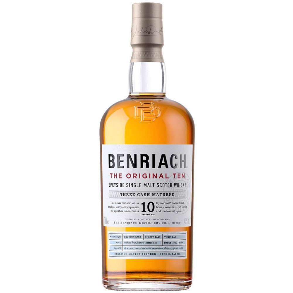 The Benriach "The Original Ten" 10 Year Old Single Malt Scotch Whisky 750ml