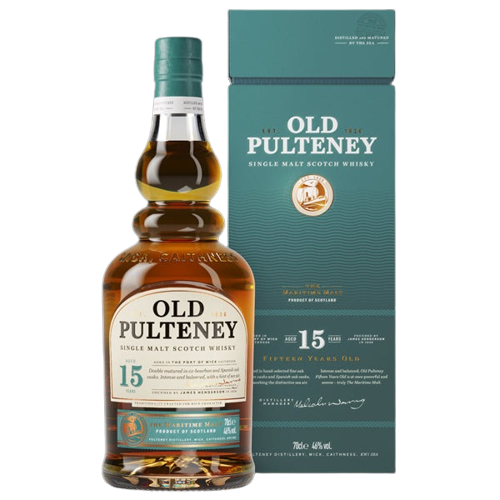 Old Pulteney 15 Year Single Malt Scotch Whisky (750ml)