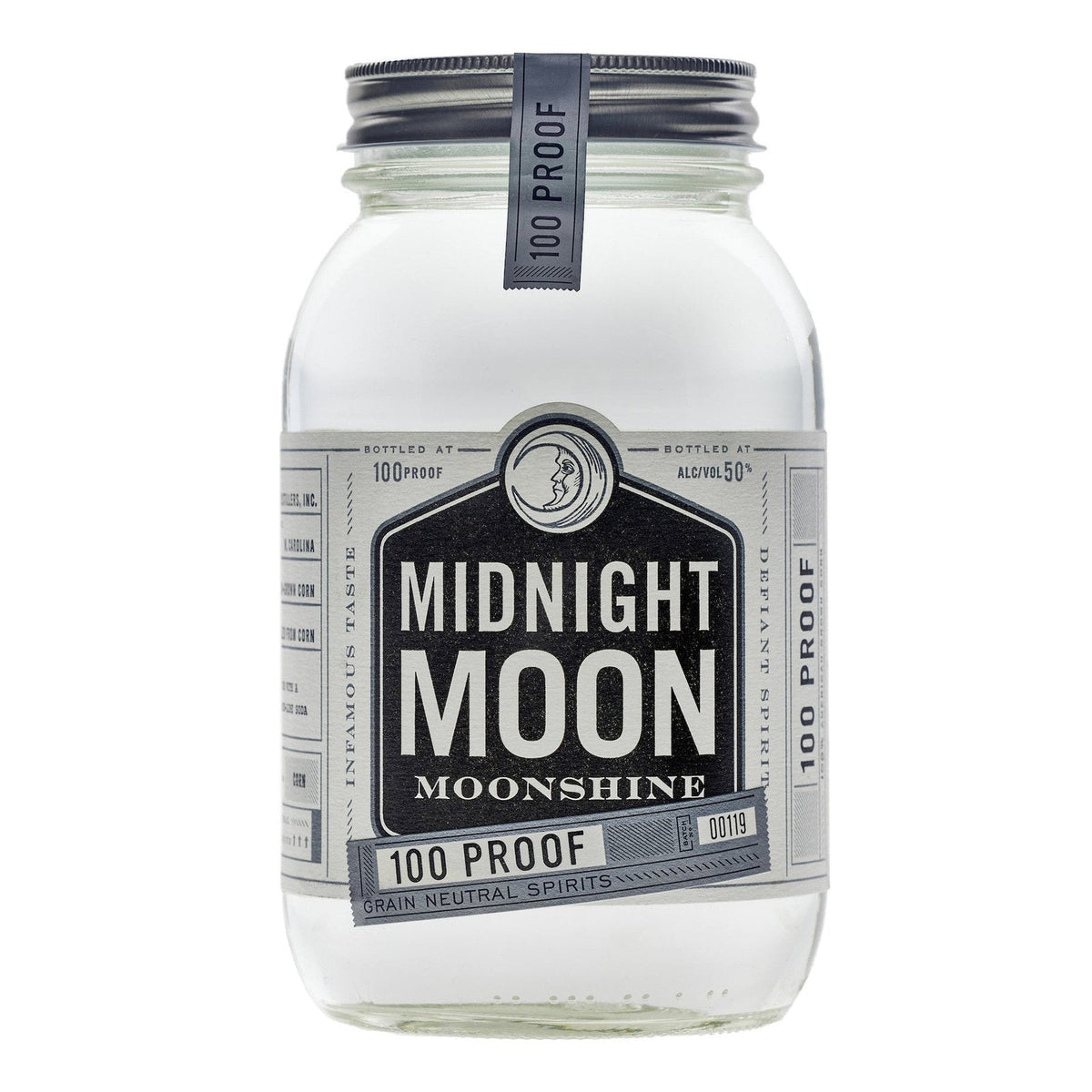 Midnight Moon 100 Proof Moonshine 750ml
