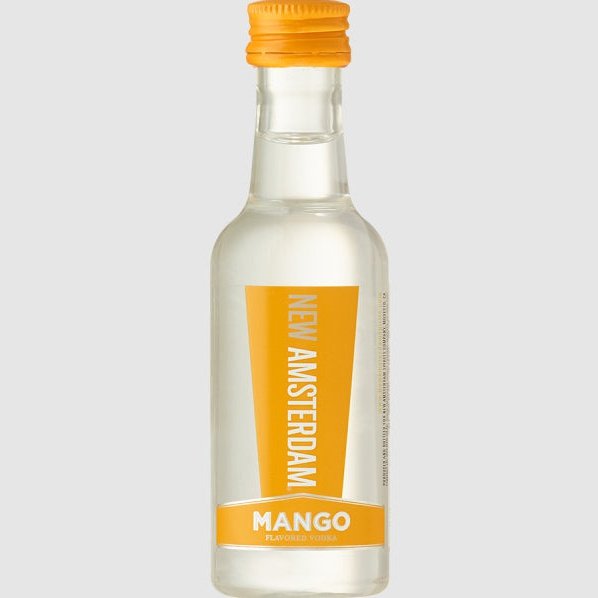 New Amsterdam Mango Vodka Shots 12x50ml