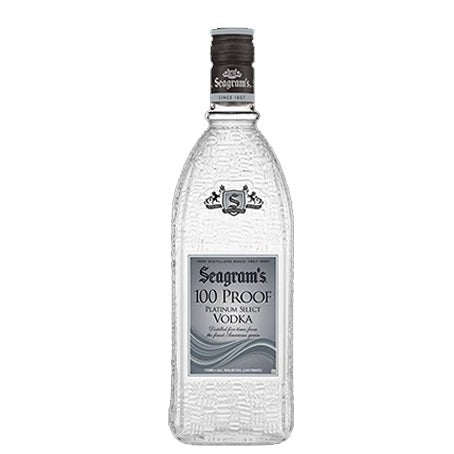Seagram's - 100 Proof Platinum Select Vodka 10x50ml