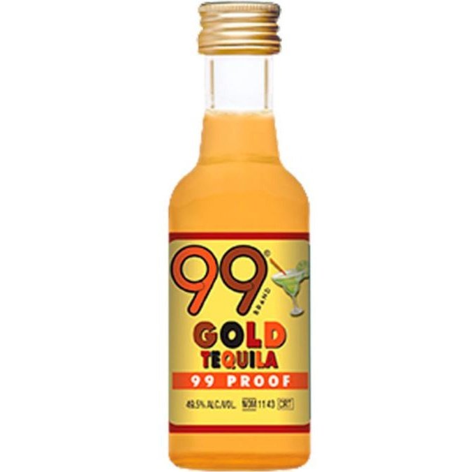 99 Brand Gold Tequila Liqueur 12x50ml
