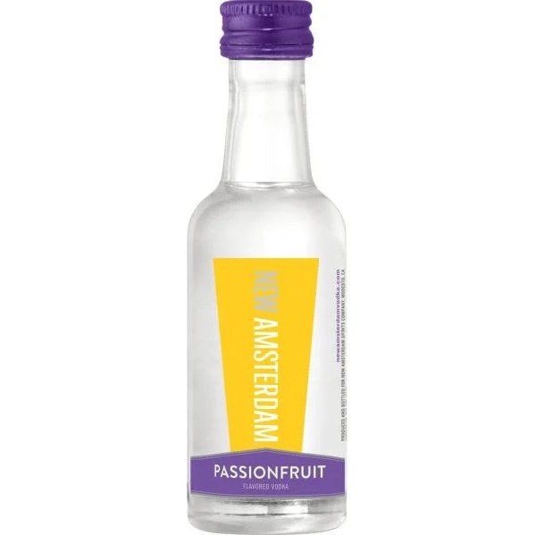 New Amsterdam Passionfruit Vodka Shots 12x50ml