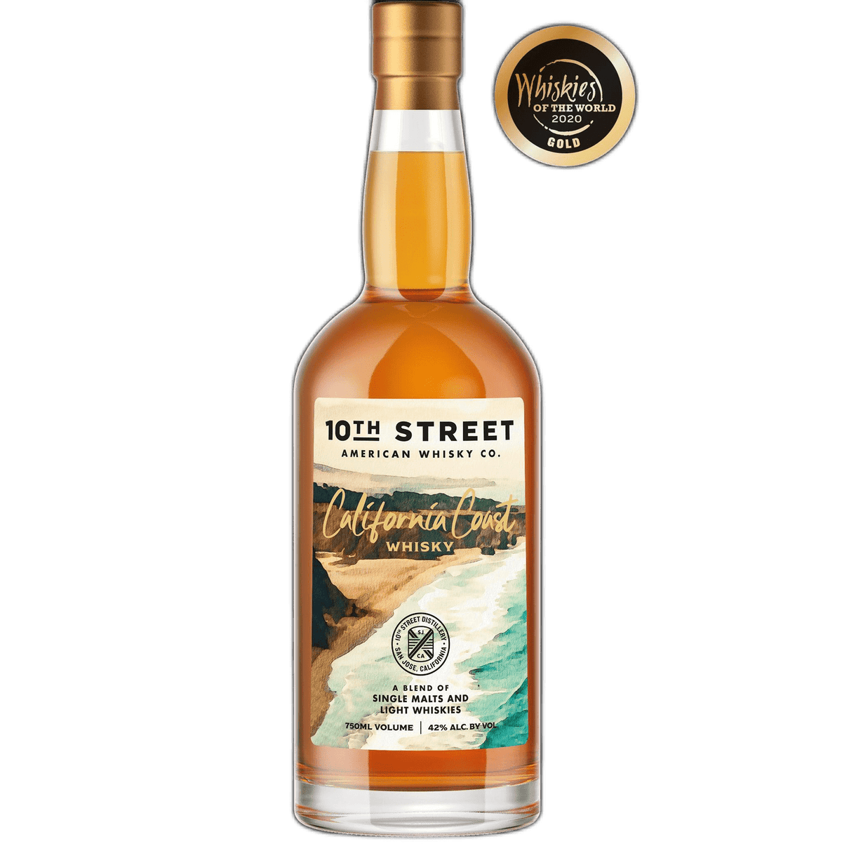 10th Street California Coast Whisky (750ml)