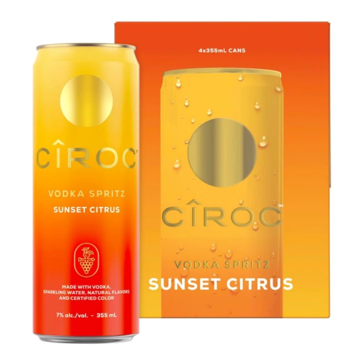 Ciroc Vodka Spritz Sunset Citrus 4x355ml