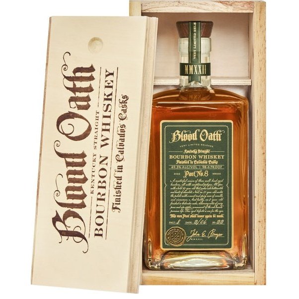 Blood Oath Pact No. 8 Kentucky Straight Bourbon Whiskey Finished in Calvados Casks 750ml