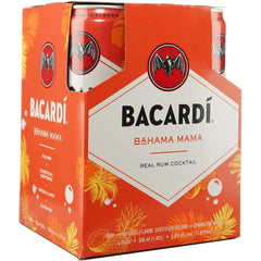 Bacardi Bahama Mama Real Rum Cocktail 4 Pack 12oz
