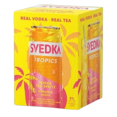 Svedka Tropics Pineapple Guava Vodka Tea Spritz (4pk)