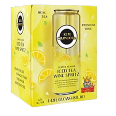 Kim Crawford Lemon Flavor Iced Tea Wine Spritz (4pk)