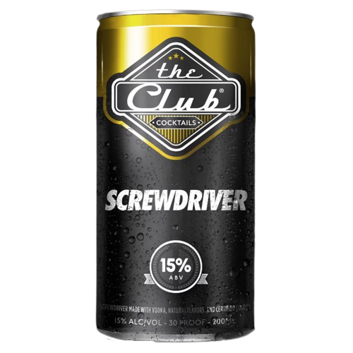 The Club Cocktails Screwdriver (200ml)
