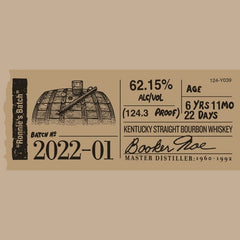 Booker's Batch 2022-01 'Ronnie's Batch' Kentucky Straight Bourbon Whiskey 750ml