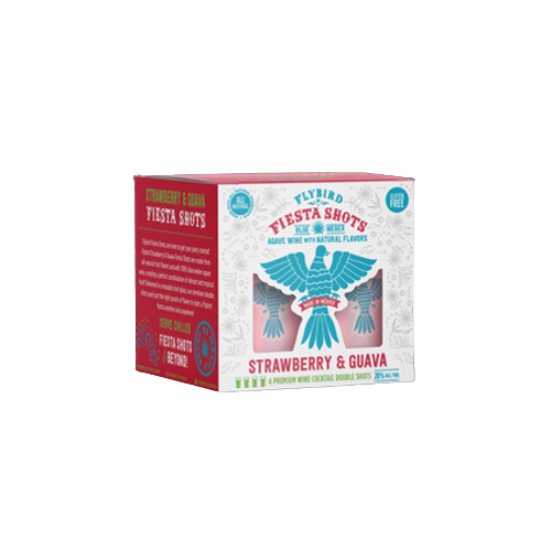 Flybird Cocktails StrawBerry And Guava Fiesta Shots (4pk)