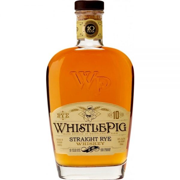 WhistlePig Aged 10 Years Straight Rye Whiskey 750ml