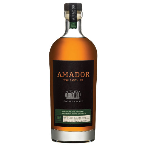 Amador Double Barrel Rye Whiskey Finished in Port Barrels (750ml)