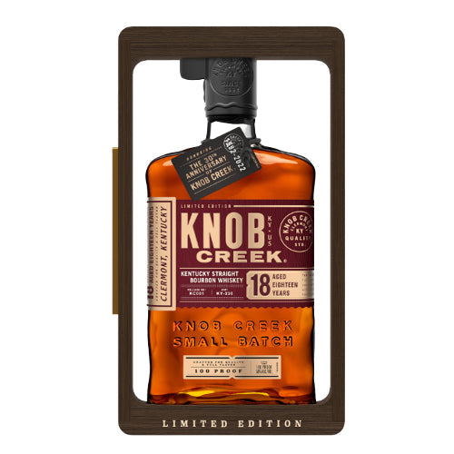 Knob Creek 18 Year Old Bourbon Whiskey (750ml)