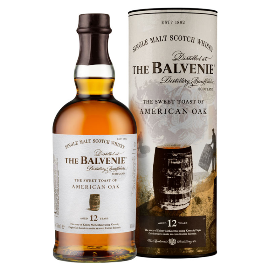 The Balvenie The Sweet Toast Of American Oak 12 Year Scotch Whisky (750ml)