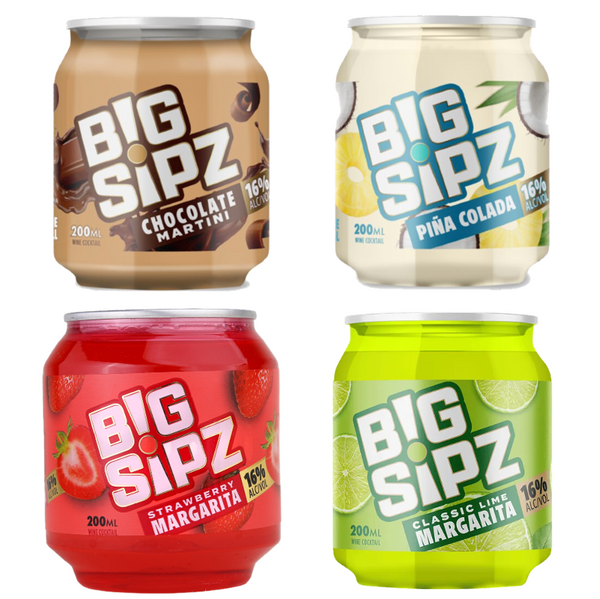 Big Sipz Variety Pack Bundle (4x200ml) – Greatbooze